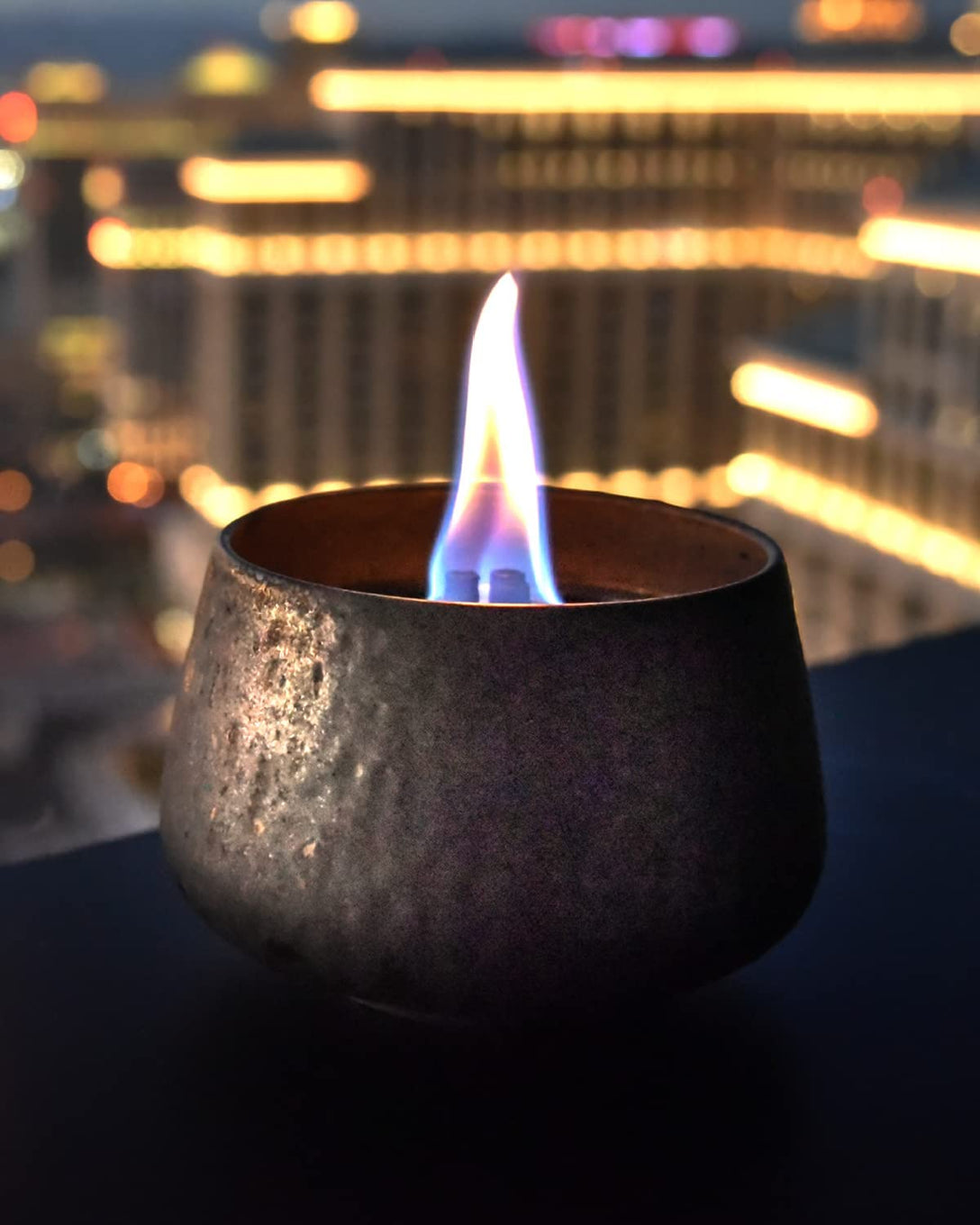 Lovinflame Amber Ceramic Candle