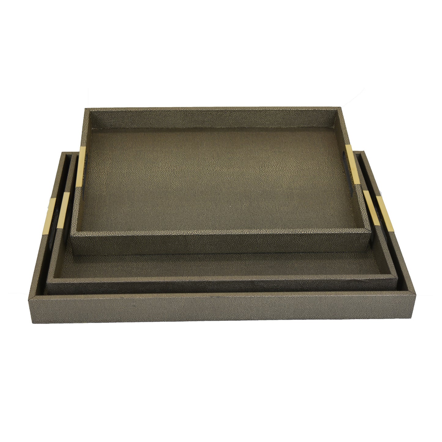 Bronze Wooden Tray