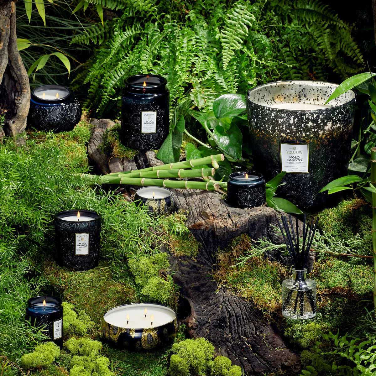 Voluspa : Moso Bamboo Candle