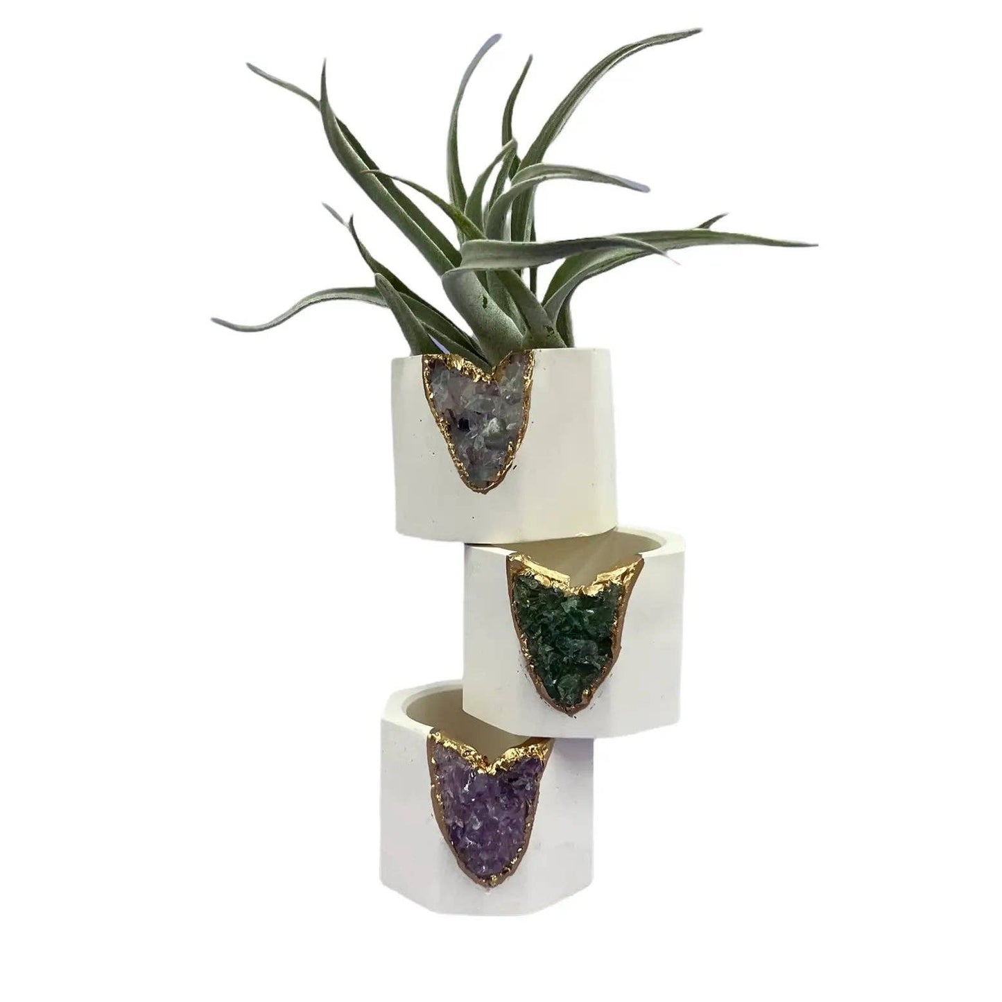 Cream Geode Vessels