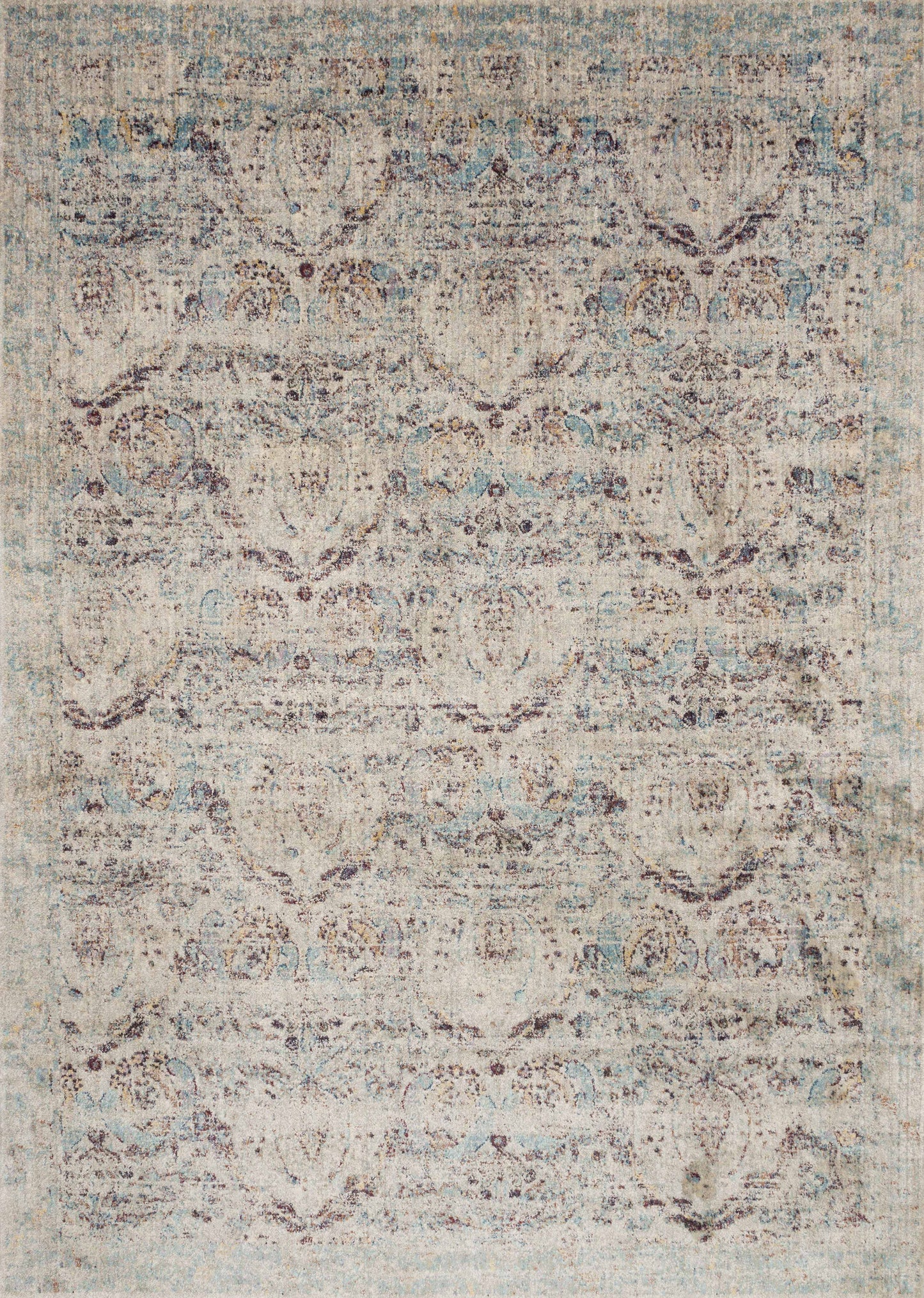 A picture of Loloi's Anastasia rug, in style AF-05, color Silver / Plum