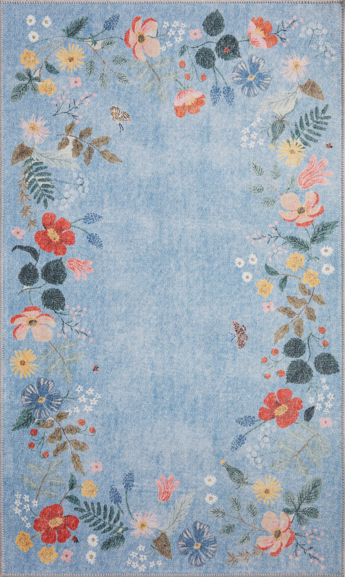 A picture of Loloi's Atelier rug, in style ATE-03, color Periwinkle