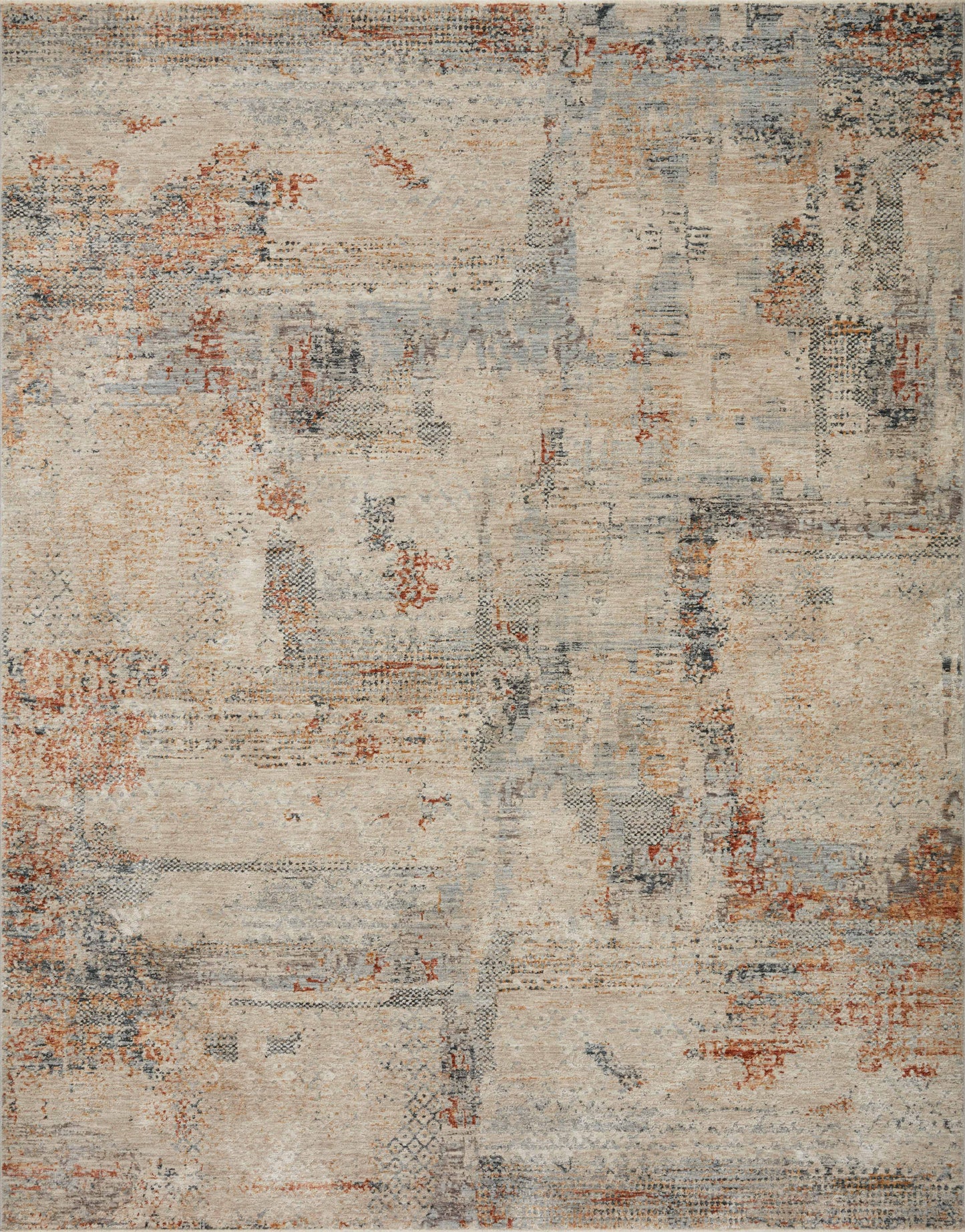 A picture of Loloi's Axel rug, in style AXE-06, color Sand / Multi