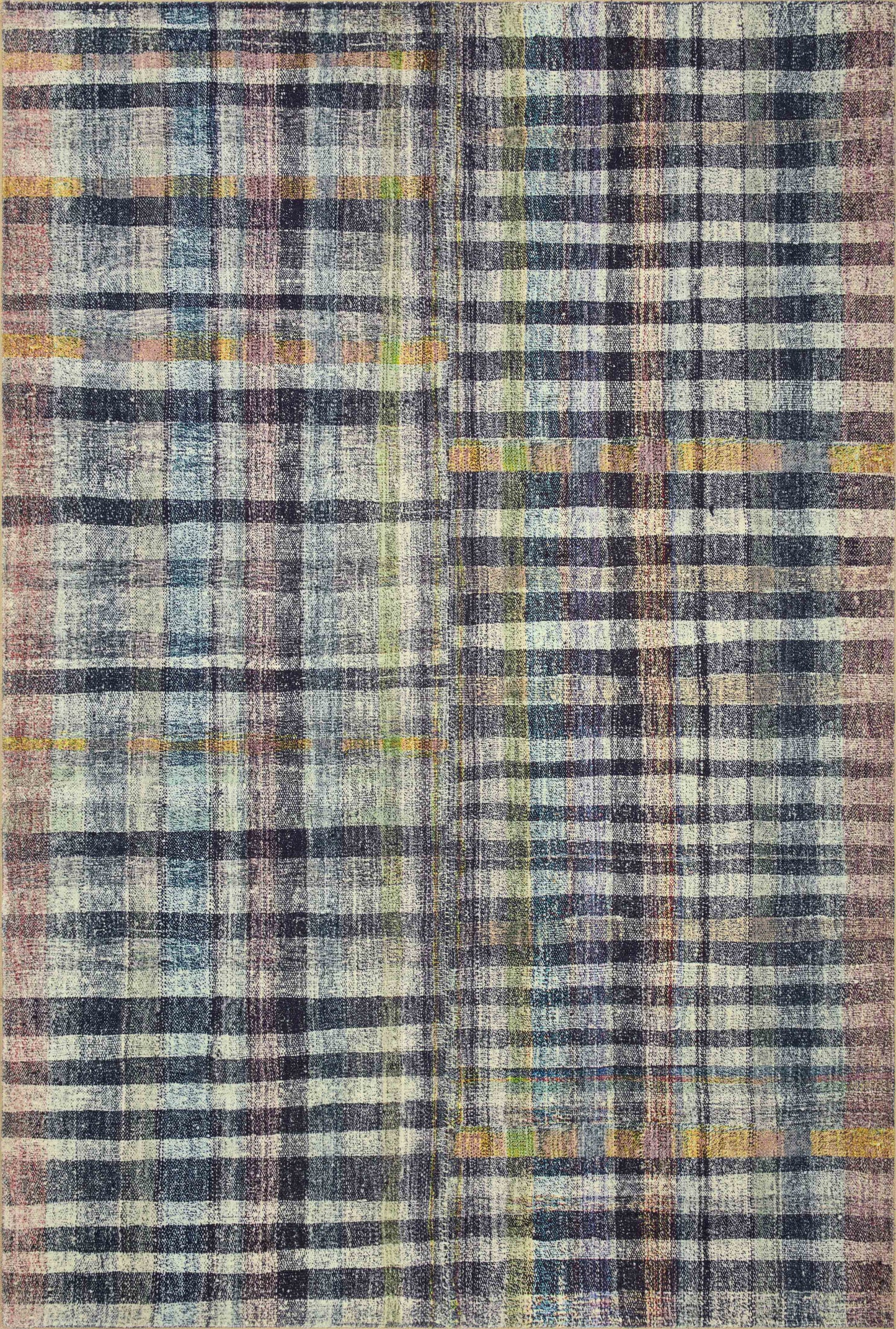 A picture of Loloi's Humphrey rug, in style HUM-04, color Plum / Multi
