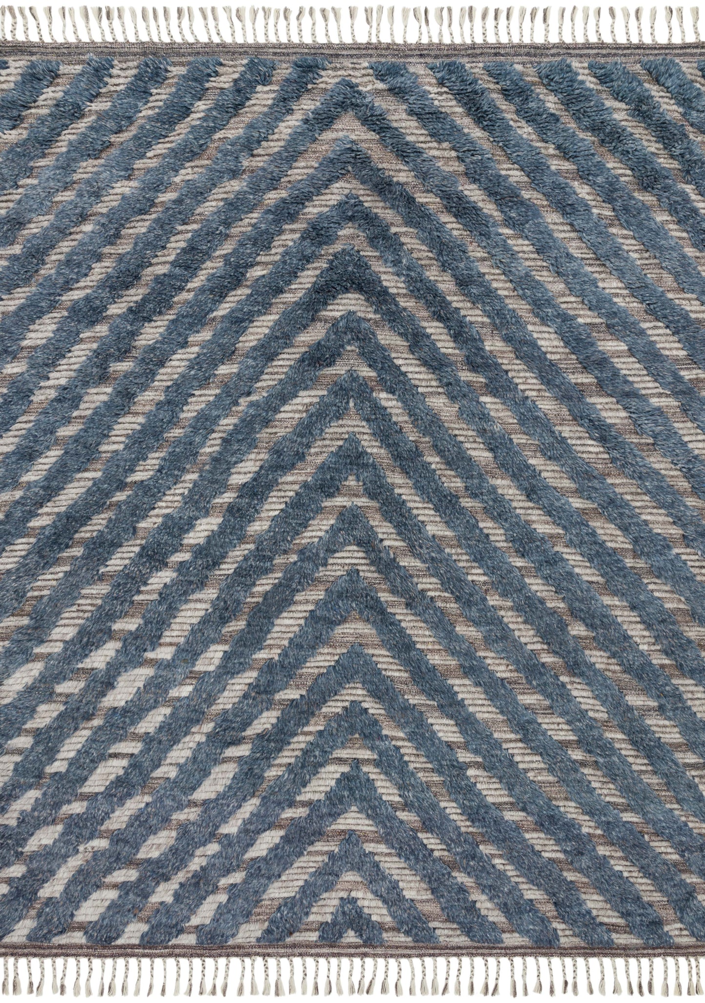 A picture of Loloi's Khalid rug, in style KF-06, color Blue / Pewter