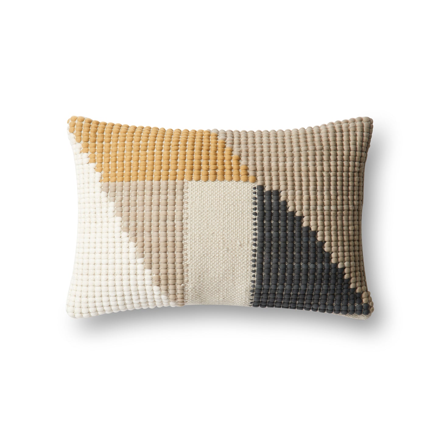 Photo of a pillow; P0506 Teal / Multi 13" x 21" Cover w/Poly Pillow