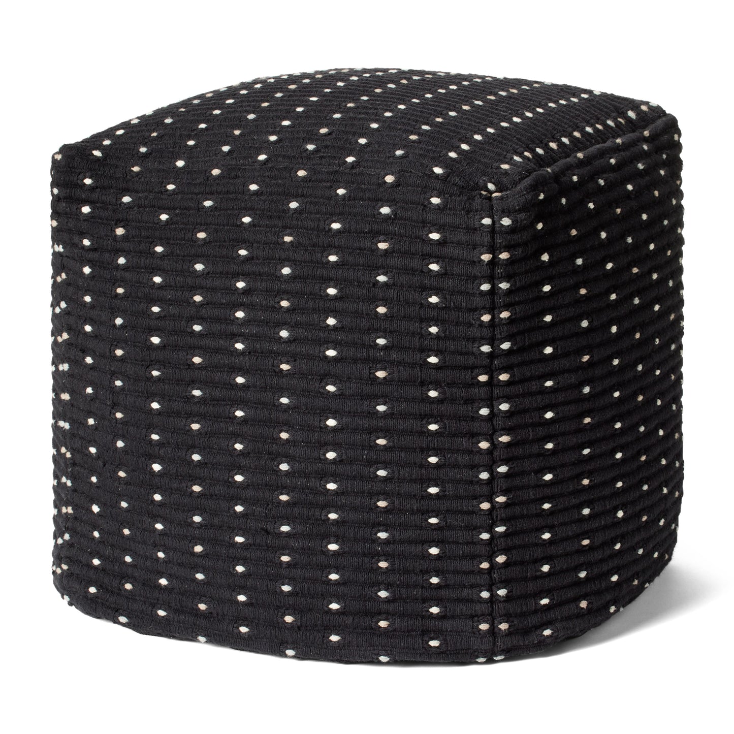 Photo of a pillow; LPF0039 Black 18"W x 18"D x 18"HCover Only Pillow