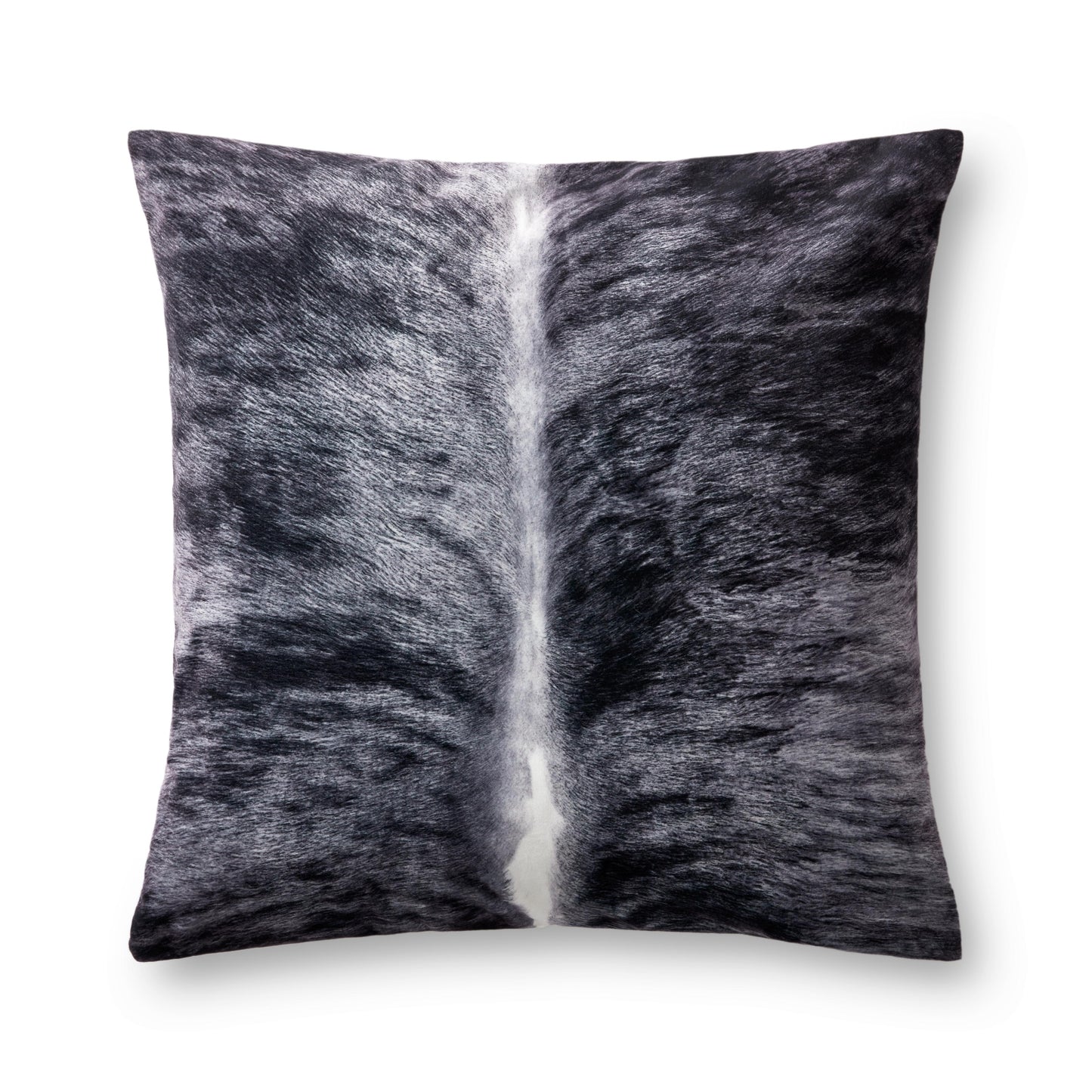 Photo of a pillow; P0979 Charcoal 22" x 22" Cover w/Poly Pillow