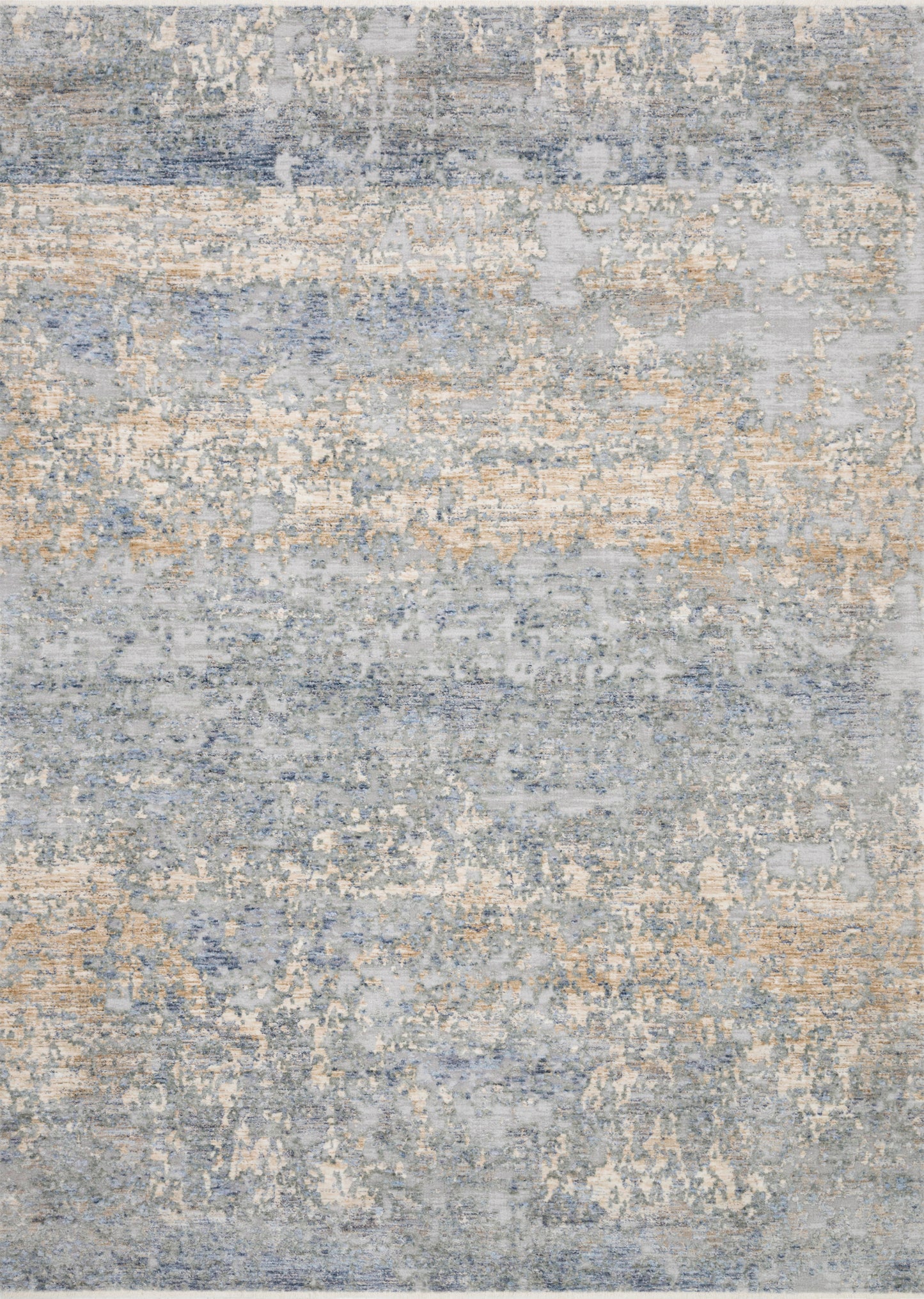 A picture of Loloi's Pandora rug, in style PAN-05, color Blue / Gold