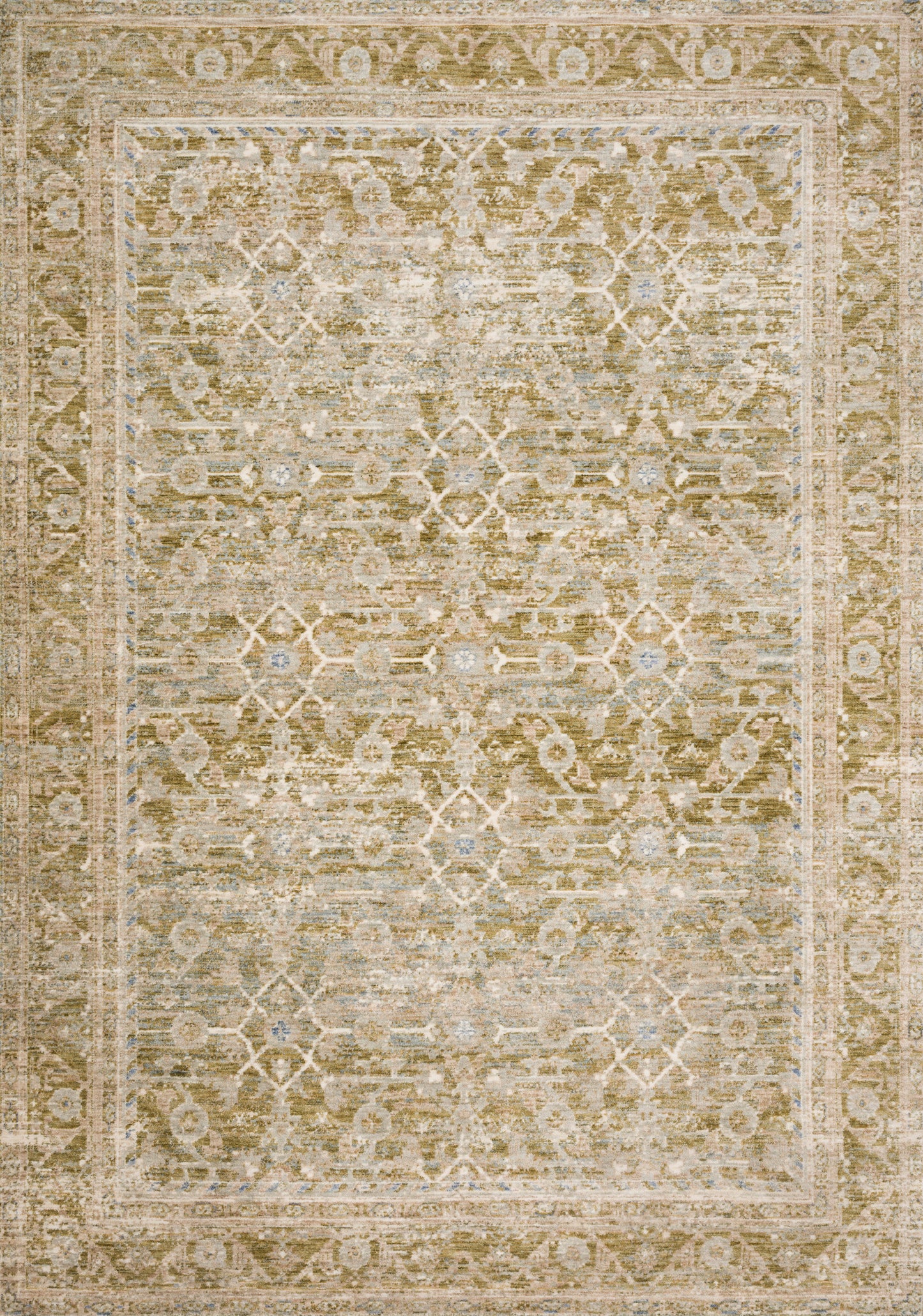 A picture of Loloi's Revere rug, in style REV-07, color Avocado / Multi
