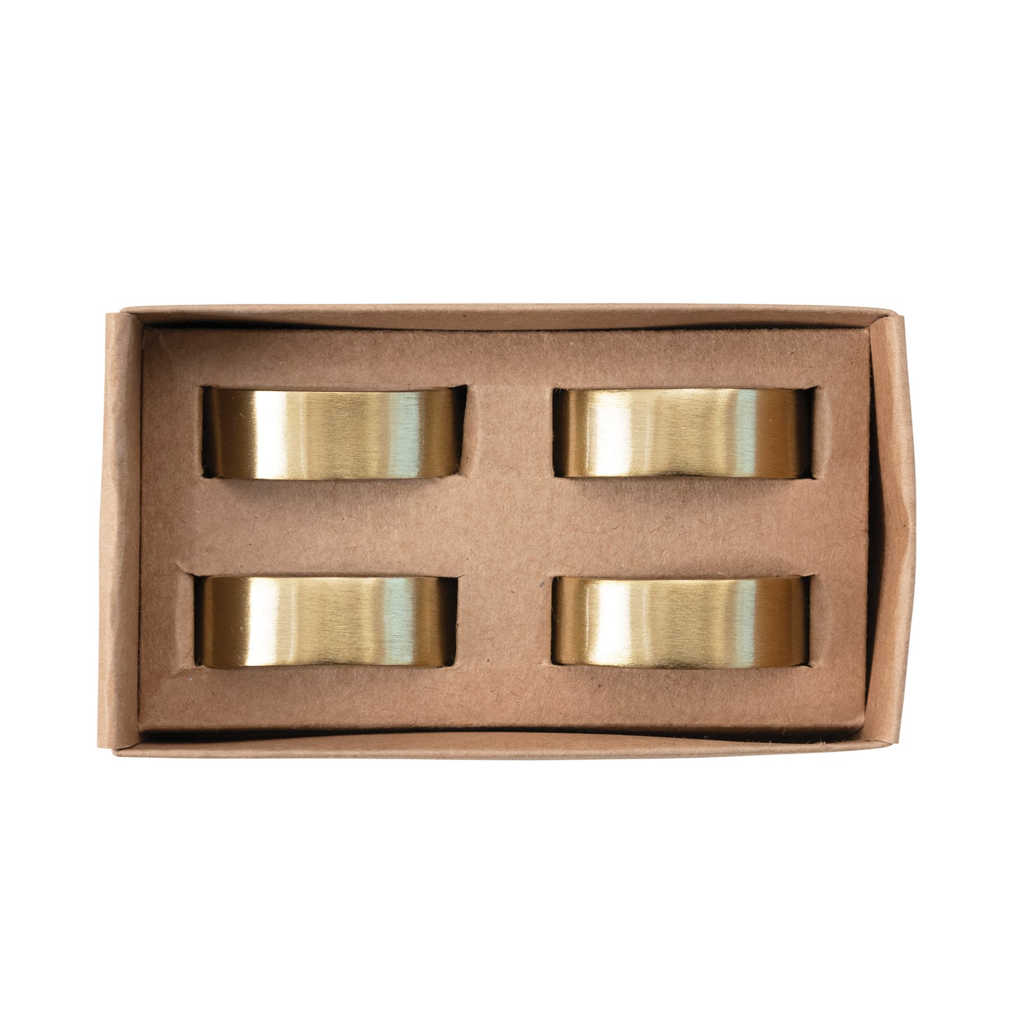 Brass Napkin Ring Set