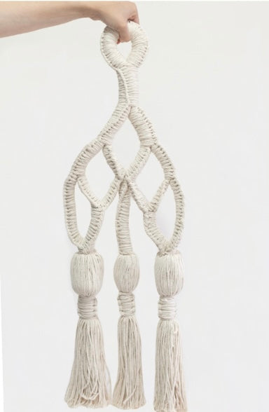 Hand Braided Macrame Tassel