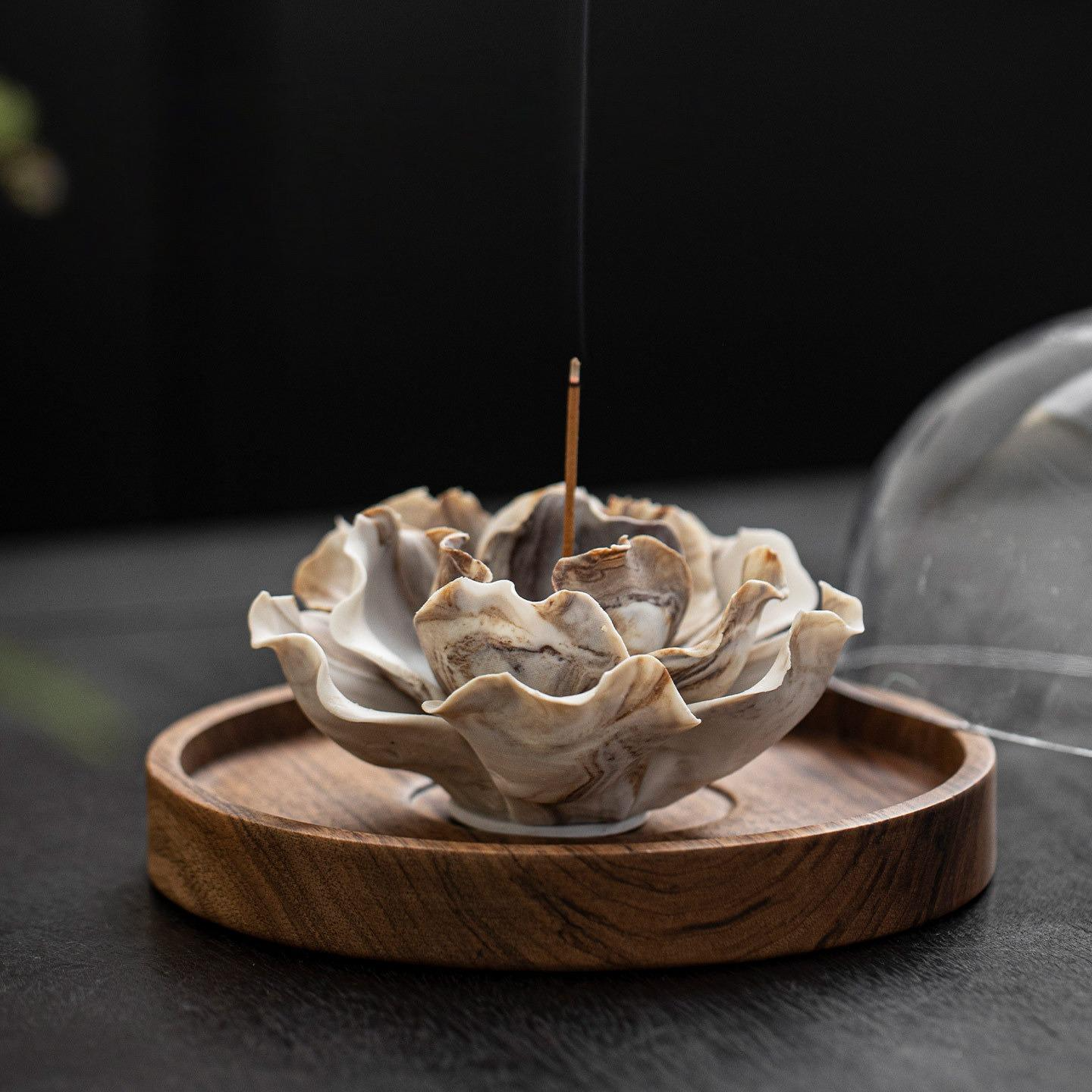 Peony Incense Holder