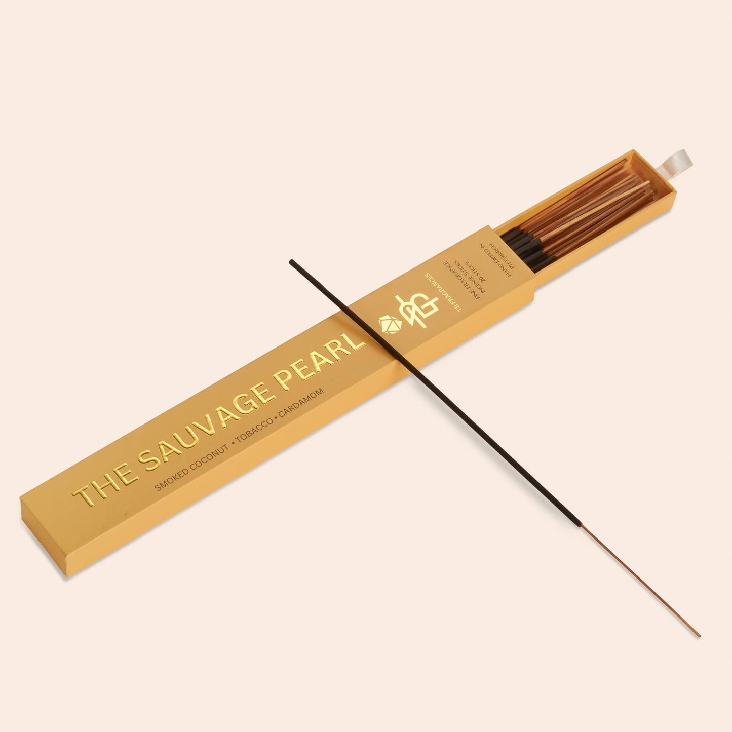 Sauvage Pearl Incense - Smoked Coconut & Cardamom (20 ct)