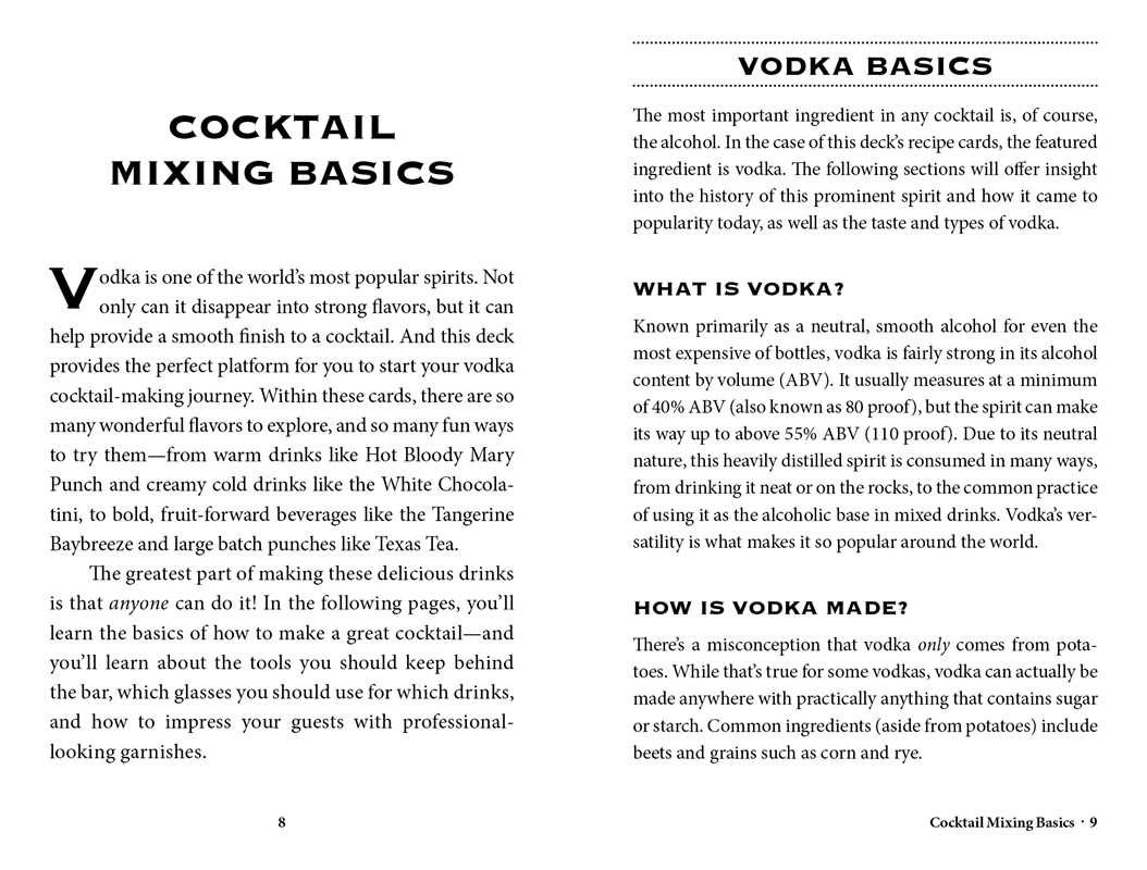 Vodka Cocktail Cards A–Z by Adams Media