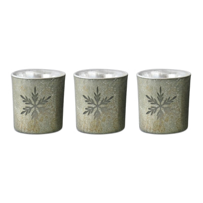 Mercury Snowflake Candle Holder