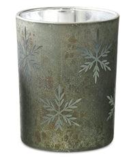 Mercury Snowflake Candle Holder