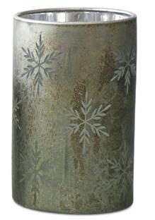 Mercury Snowflake Candle Holder