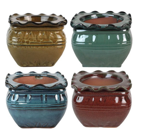 Self-Watering Scallop Pot