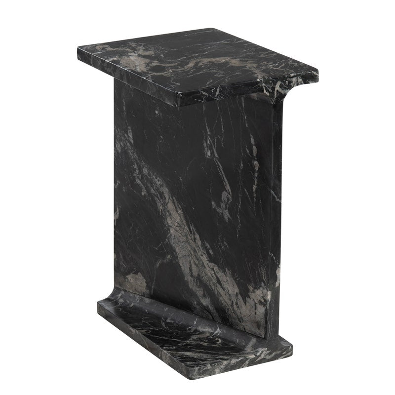 Black Marble Accent Table