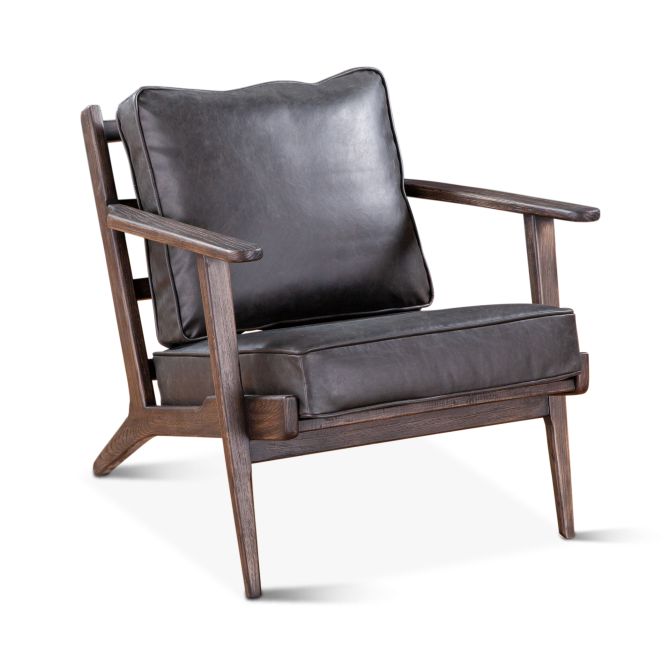 Broyer Leather Arm Chair