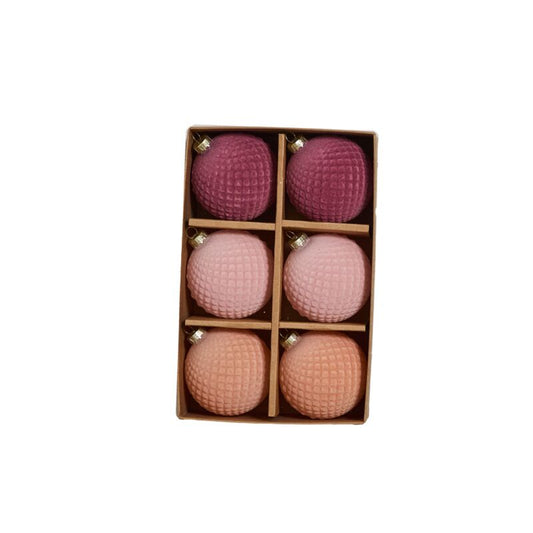 Velvet Ornaments (set of 6)
