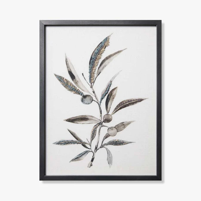 Embroidered Botanical Art