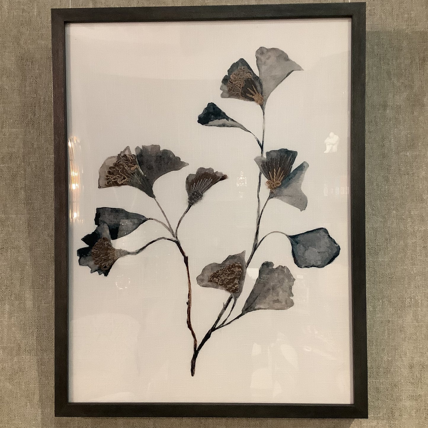 Embroidered Botanical Art