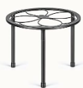 Rosette Metal Plant Stand