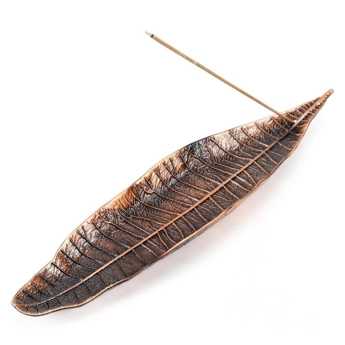 Metal Leaf Incense Holder