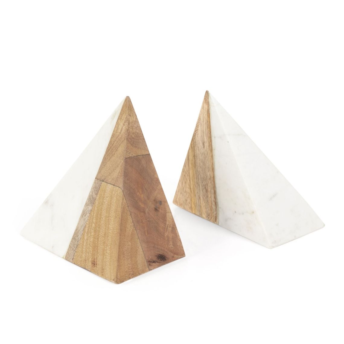 Wood & Marble Bookend