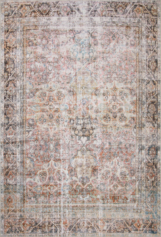 A picture of Loloi's Adrian rug, in style ADR-05, color Sunset / Charcoal