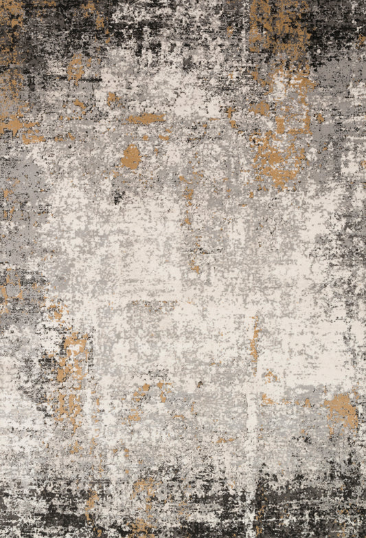 A picture of Loloi's Alchemy rug, in style ALC-02, color Granite / Gold