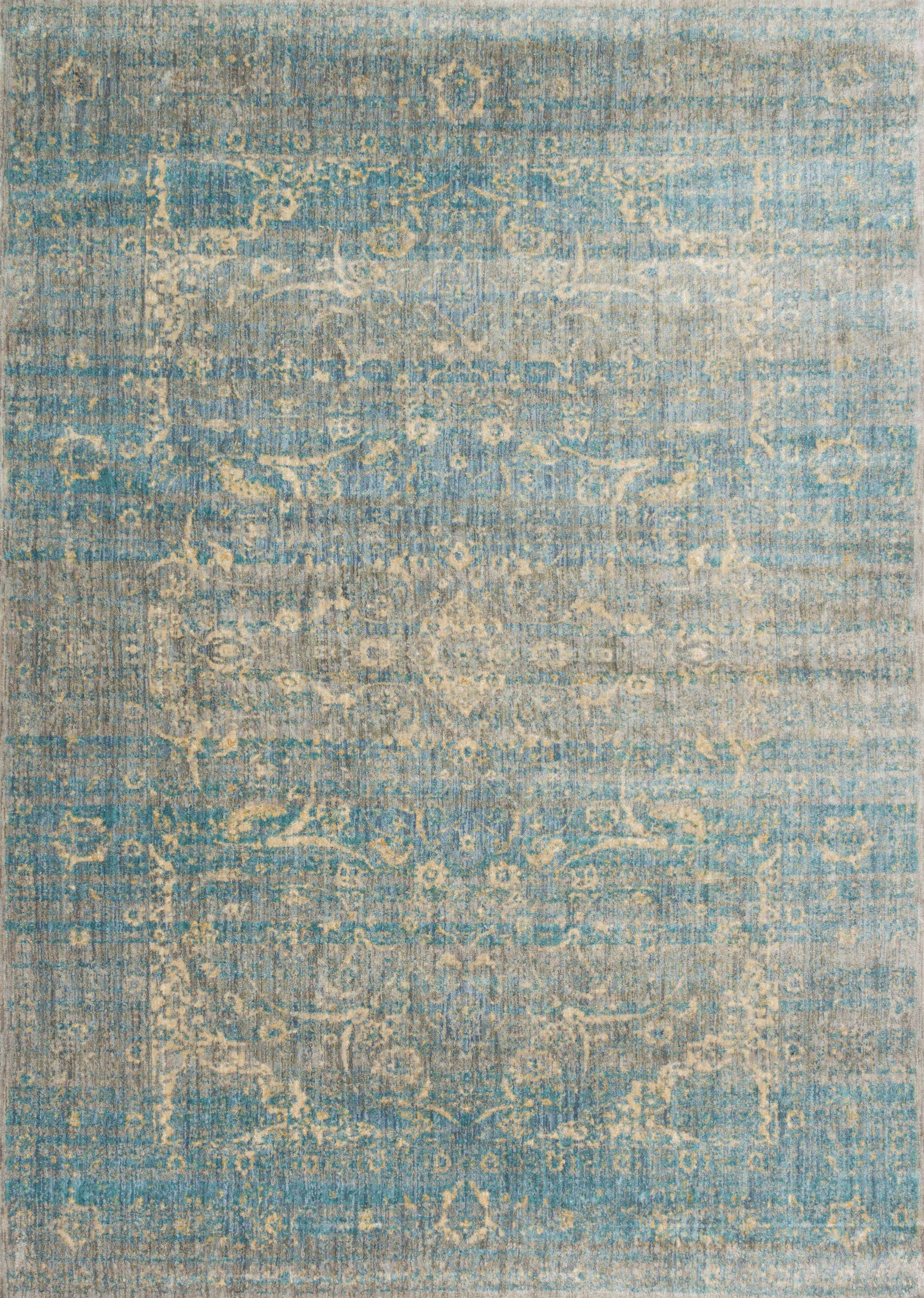 A picture of Loloi's Anastasia rug, in style AF-10, color Lt. Blue / Mist