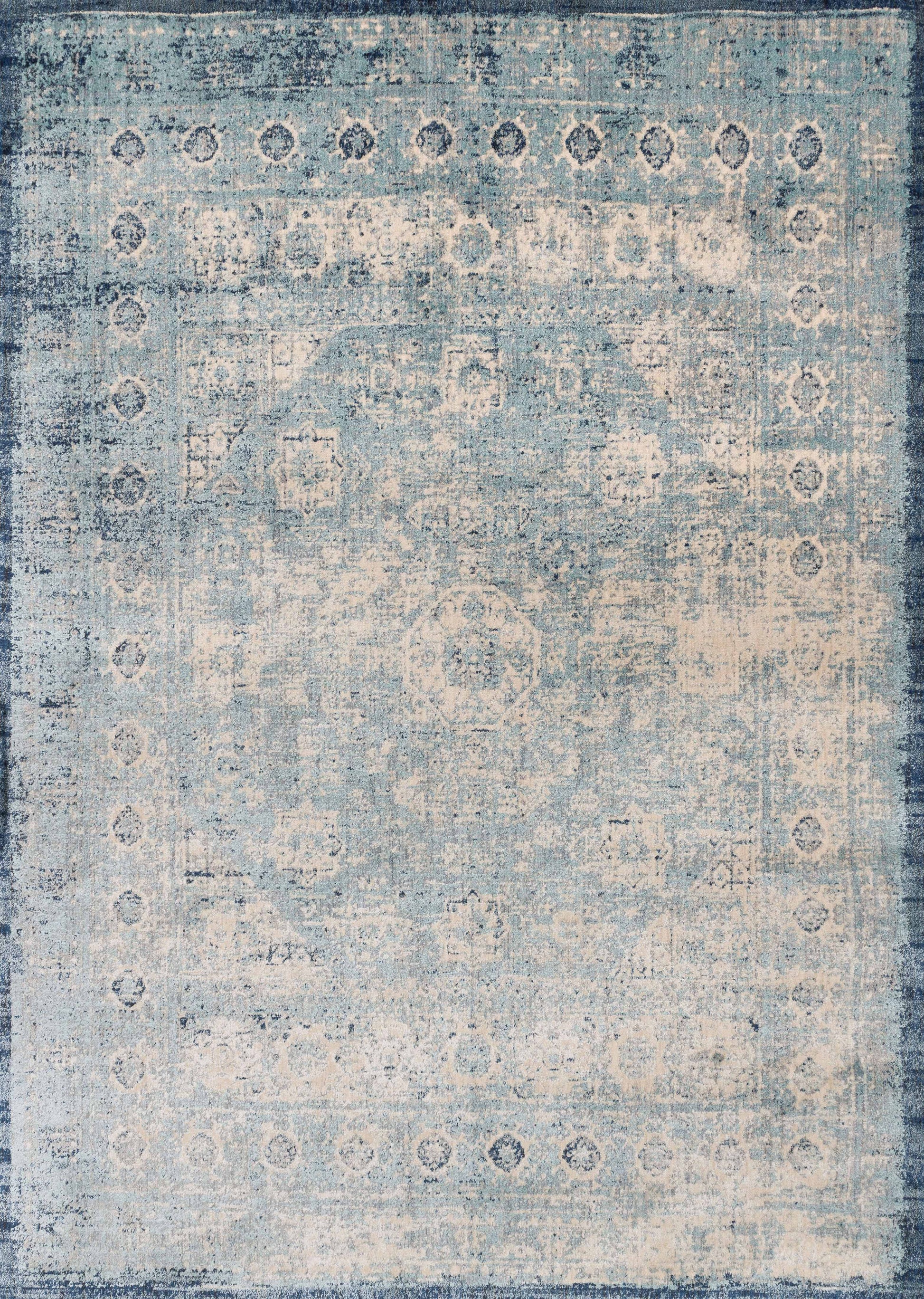 A picture of Loloi's Anastasia rug, in style AF-14, color Lt. Blue / Ivory