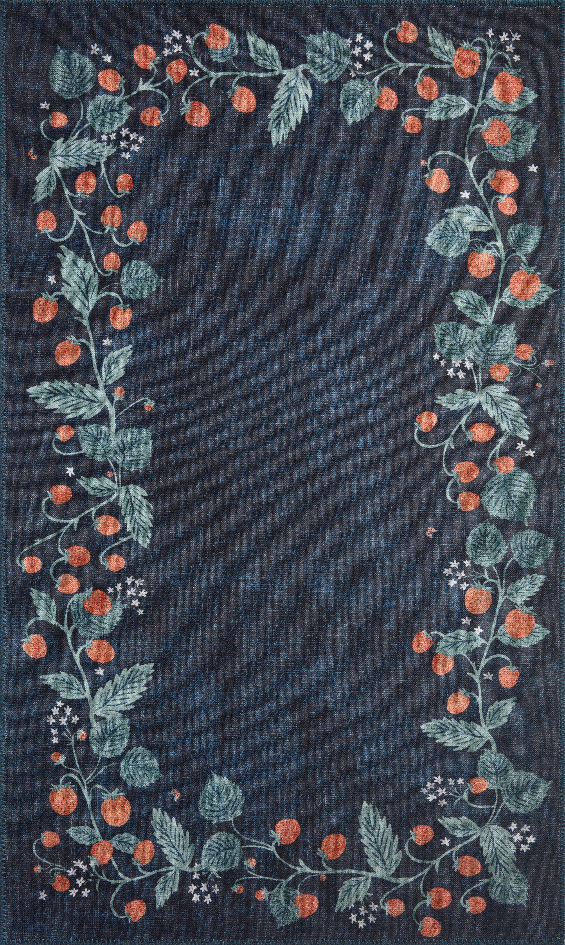 A picture of Loloi's Atelier rug, in style ATE-02, color Navy