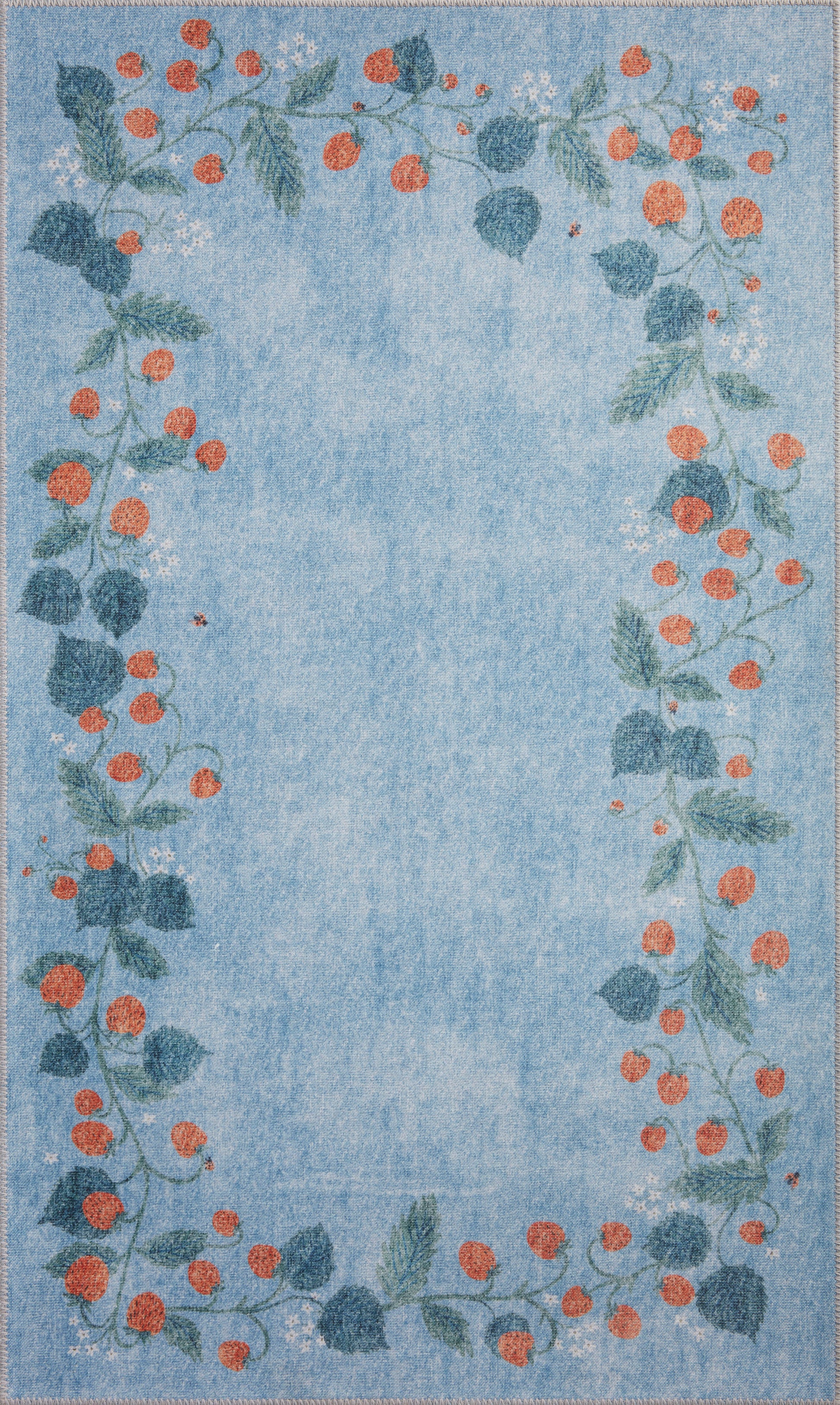 A picture of Loloi's Atelier rug, in style ATE-02, color Periwinkle