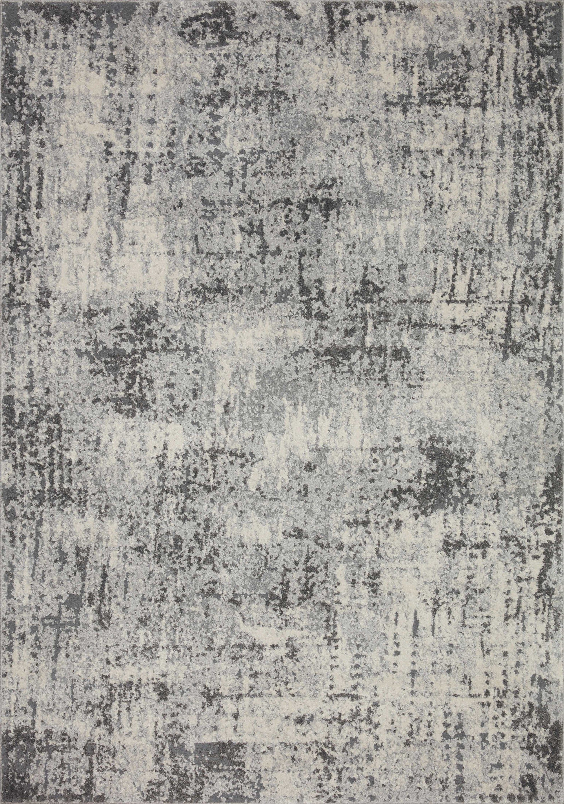 A picture of Loloi's Austen rug, in style AUS-01, color Pebble / Charcoal