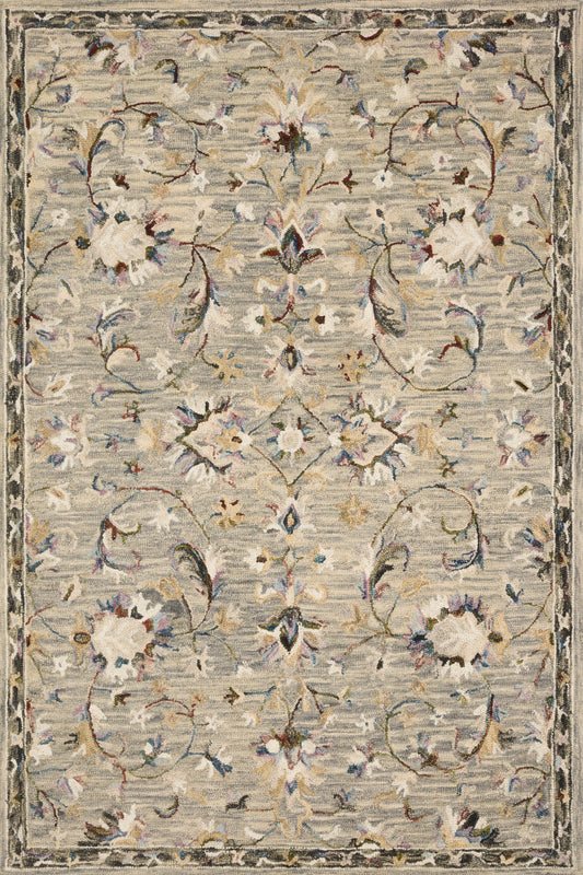 A picture of Loloi's Beatty rug, in style BEA-03, color Grey / Multi