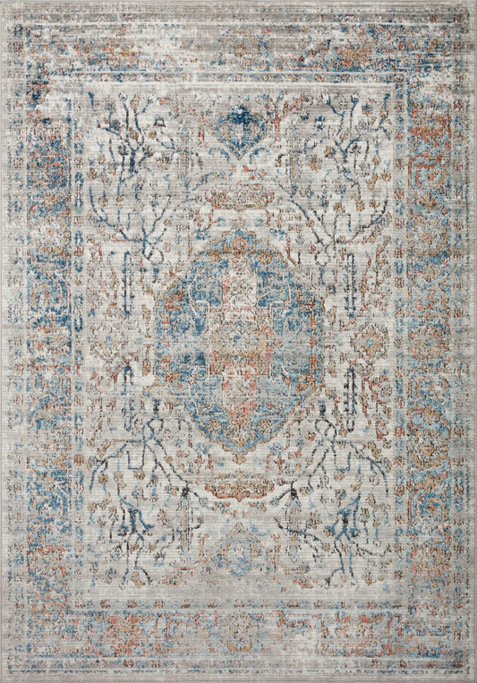 A picture of Loloi's Bianca rug, in style BIA-02, color Stone / Multi