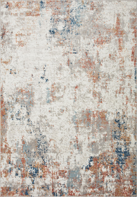 A picture of Loloi's Bianca rug, in style BIA-03, color Ivory / Multi