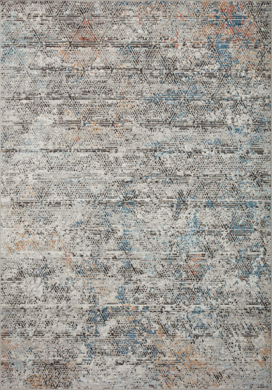 A picture of Loloi's Bianca rug, in style BIA-04, color Grey / Multi