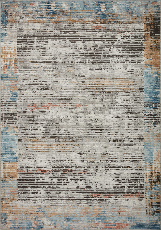 A picture of Loloi's Bianca rug, in style BIA-07, color Ash / Multi