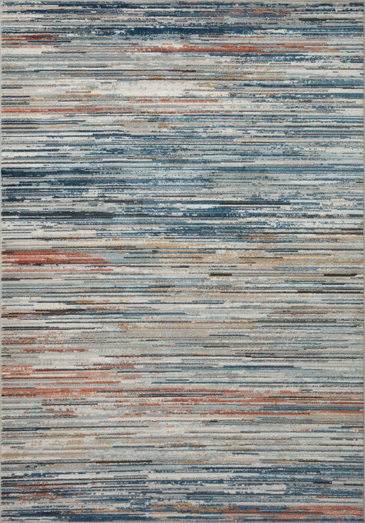 A picture of Loloi's Bianca rug, in style BIA-08, color Pebble / Multi