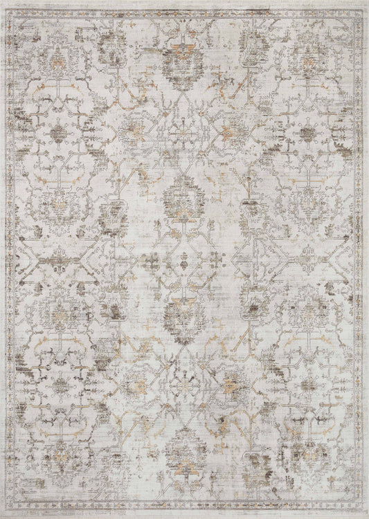A picture of Loloi's Bonney rug, in style BNY-03, color Ivory / Dove