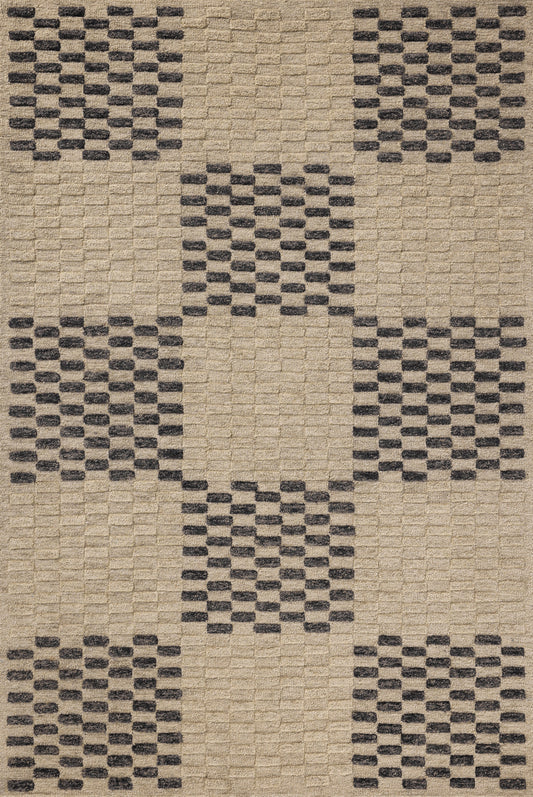A picture of Loloi's Bradley rug, in style BRL-01, color Beige / Midnight