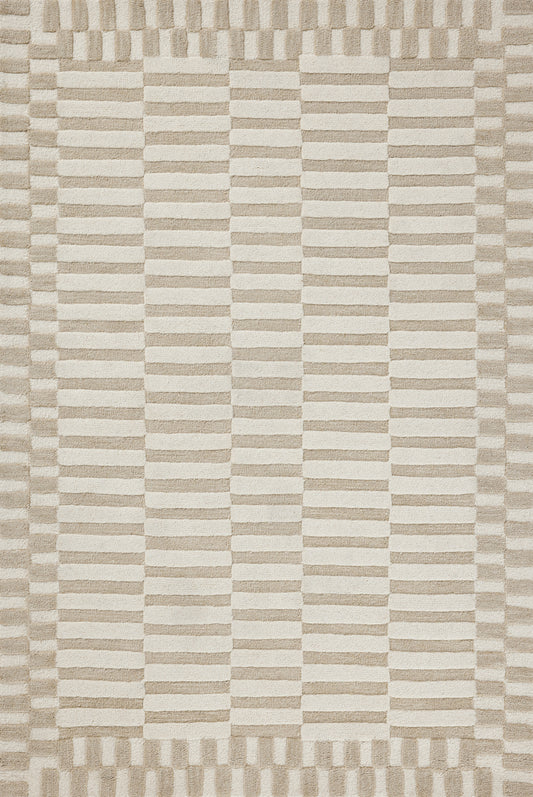 A picture of Loloi's Bradley rug, in style BRL-02, color Ivory / Beige