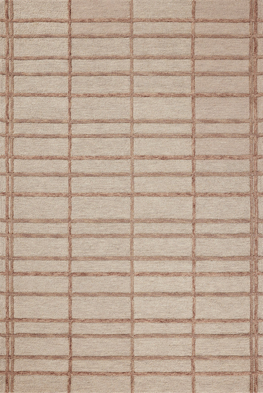 A picture of Loloi's Bradley rug, in style BRL-04, color Rose / Blush