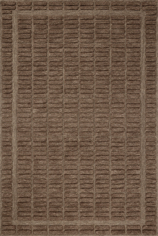 A picture of Loloi's Bradley rug, in style BRL-06, color Cocoa / Cocoa