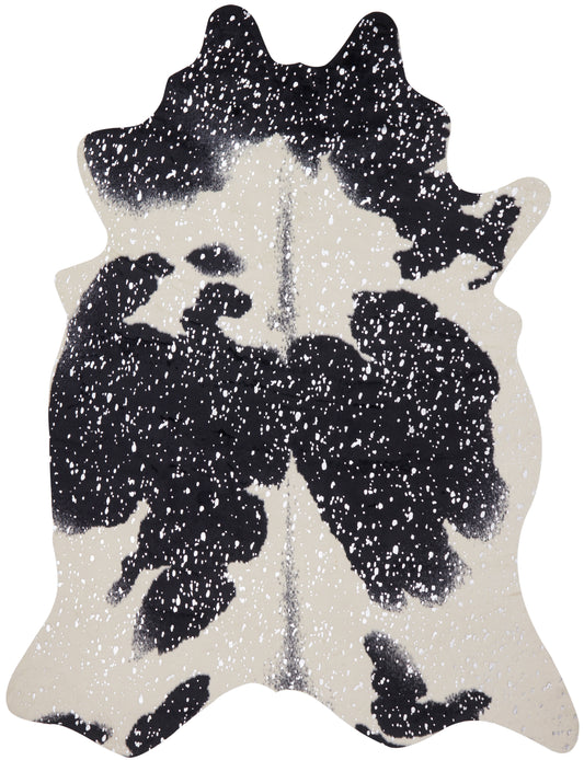 A picture of Loloi's Bryce rug, in style BZ-01, color Black / Silver